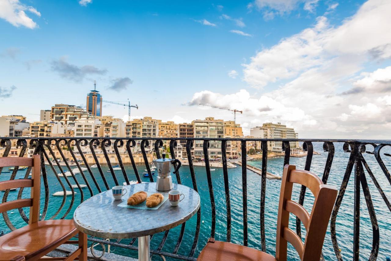 Spinola Bay Floor Seafront 3 Bedroom With Panoramic Sea Views - By Getawaysmalta Saint Julian's