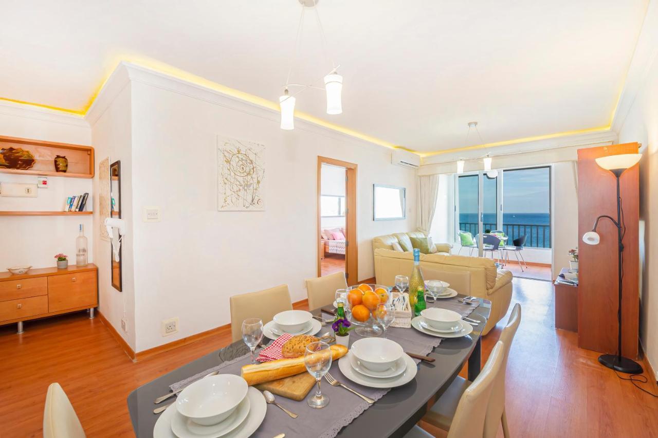 Appartement Spinola Bay Floor Seafront 3 Bedroom With Panoramic Sea Views - By Getawaysmalta San Ġiljan