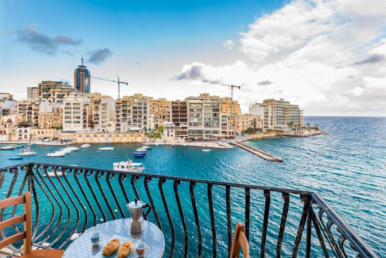 Spinola Bay Floor Seafront 3 Bedroom With Panoramic Sea Views - By Getawaysmalta * St. Julian's