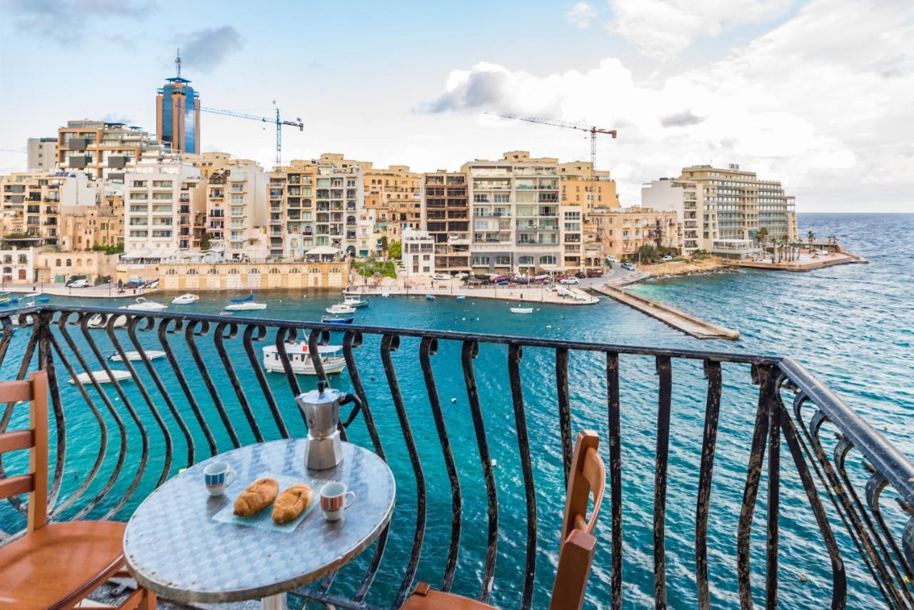 Spinola Bay Floor Seafront 3 Bedroom With Panoramic Sea Views - By Getawaysmalta Appartement
